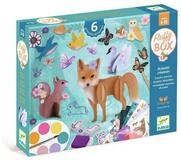 DJECO Kreativset Multi-Activity Kit Waldtiere &ndash; 6 kreative Bastelideen f&uuml;r...