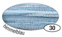 Folia Bastelfilz Chenilledraht - 8 mm 10 St&uuml;ck hellblau.