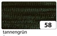 Folia Bastelfilz Chenilledraht - 8 mm 10 St&uuml;ck tannengr&uuml;n.