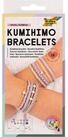 Folia Bastel-Armband Kumihimo Bracelets PASTELL RAINBOW, Bastelset f&uuml;r...
