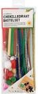 Folia Basteldraht Chenilledraht Bastelset Weihnachtsschmuck...