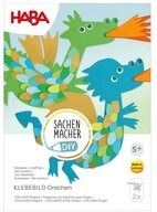 Haba Bastelnaturmaterial Bastelset - Klebebild Drachen