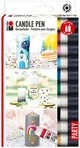 Marabu Bastelfarbe Candle Pen Set "Party", 10x25ml