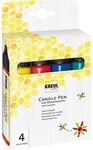 Kreul Kerzenmalfarbe Kreul Kerzenstift farbsortiert 4er Set
