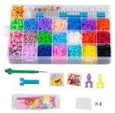 Van Manen Kreativset Bastelset Loombox 5600 Gummib&auml;nder mit Zubeh&ouml;r mehrfarbig