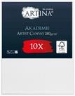 Artina Keilrahmen Akademie Leinwand, 40x50cm, Wei&szlig;, 10er Set, FSC, 100%...