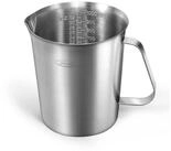 LuxusKollektion Messbecher Messbecher Edelstahl 1000ml 3 Skalen, Metall