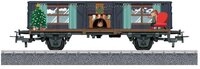 M&auml;rklin G&uuml;terwagen Weihnachtswagen m. Lichtmodul - 44126, Spur H0 bunt