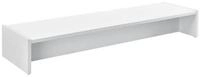 en.casa TV-Regal, &raquo;Flensberg&laquo; Monitorerh&ouml;hung 100x27x15cm - Wei&szlig;