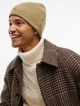 Tommy Hilfiger Strickm&uuml;tze TH FLAG PIMA COTTON BEANIE Beanie mit...