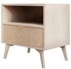 Lookway Nachttisch ALOE Nachtschrank mit Schublade, 54x38x54 cm