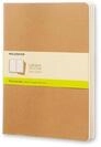 MOLESKINE Notizheft, Cahier 3er Set - mit Kartoneinband - 70g-Papier
