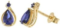 trendor Paar Ohrstecker 31289, f&uuml;r Damen Gold 333/8K Blaue