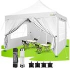 LuxusKollektion Faltpavillon Faltpavillon 3x3m wasserdicht mit 4 Seitenteilen...