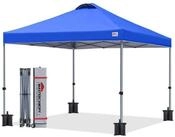 LuxusKollektion Faltpavillon Pavillon 2,5x2,5m Blau Schnellaufbau...