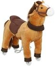 AIYAPLAY Stehtier Reitpferd mit Sattel Rollen, 75 cm Stehpferd, f&uuml;r Kinder 3-5