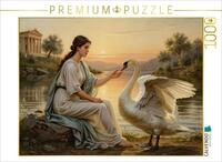 CALVENDO Puzzle CALVENDO Puzzle Leda und der Schwan, 1000 Teile Lege-Gr&ouml;&szlig;e 64 &times; 48