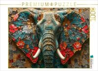 CALVENDO Puzzle CALVENDO Puzzle Ein Motiv aus dem Kalender Elefantastisch, 1000