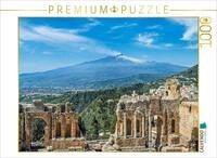 CALVENDO Puzzle CALVENDO Puzzle Taormina in Sizilien, 1000 Teile Lege-Gr&ouml;&szlig;e 64 &times;