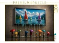 CALVENDO Puzzle CALVENDO Puzzle Die Welt hinter dem Bild, 1000 Teile Lege-Gr&ouml;&szlig;e 64