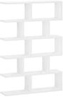 vidaXL Wandregal 70 x 17 x 101 cm Wandregal Wei&szlig; 70x17x101 cm Spanplatte