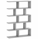 vidaXL Wandregal 70 x 17 x 101 cm Wandregal Sonoma-Grau 70x17x101 cm Spanplatte