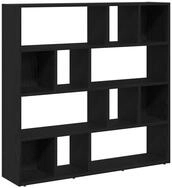 vidaXL Raumteiler B&uuml;cherschrank/Raumteiler Eiche schwarz 105x24x102 cm, 1-tlg.
