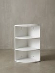 KADIMA DESIGN Wandregal Eckregal Wei&szlig; 30 x 60 x 30 cm WL5.843 Holz Wandregal...