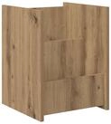 vidaXL Regal vidaXL Magazinregal Artisan-Eiche 35 x 35 x 45 cm Holzwerkstoff