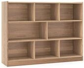 COSTWAY Kinderregal, mit 2 gro&szlig;en F&auml;chern und 6 kleinen F&auml;chern, 122x32x93cm