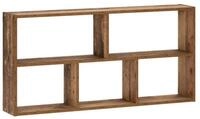 vidaXL Wandregal 102 x 17 x 50 cm Wandregal Altholz 102x17x50 cm Holzwerkstoff