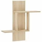vidaXL Wandregal 59 x 17 x 63 cm Wandregal Sonoma-Eiche 59x17x63 cm...