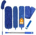 LuxusKollektion Staubwedel Staubwedel Teleskop Ausziehbar 245cm Waschbar 6 Pcs...