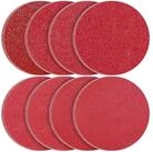 LuxusKollektion Schleifscheibe Schleifpapier 150mm Keine Loch-Rot 80 St&uuml;ck...