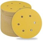 LuxusKollektion Schleifscheibe Schleifpapier Klett 150mm 6 L&ouml;cher 50 St&uuml;ck 180