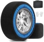 LuxusKollektion Schneeketten Schneesocken Auto 2pcs Textilschneekette R14 R24