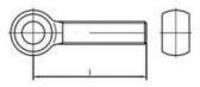 Contorion Ringschrauben DIN 444 Form LB Augenschraube VG M16x200 Stahl 4.6...