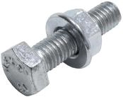 PROTEKTOR Schraube Sechskantschraube M8.8, (M8 &times; 30, 100 St&uuml;ck, silber, 100...