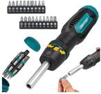 LuxusKollektion Bit-Schraubendreher Ratschenschraubendreher 33 in 1 magnetisch...