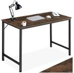 tectake Schreibtisch B&uuml;rotisch aus Holz und Stahl, H&ouml;he 75,5 cm (Arbeitstisch