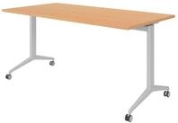 b&uuml;m&ouml; Schreibtisch b&uuml;m&ouml; Seminartische, Rechteck: 160 x 80 cm - Dekor: Buche
