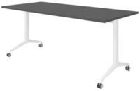b&uuml;m&ouml; Schreibtisch b&uuml;m&ouml; Seminartische, Rechteck: 180 x 80 cm - Dekor: Graphit