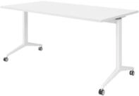 b&uuml;m&ouml; Schreibtisch b&uuml;m&ouml; Seminartische, Rechteck: 160 x 80 cm - Dekor: Wei&szlig;