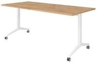 b&uuml;m&ouml; Schreibtisch b&uuml;m&ouml; Seminartische, Rechteck: 180 x 80 cm - Dekor:...