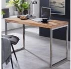 KADIMA DESIGN Schreibtisch Schreibtisch GUNA Massivholz Akazie, Computertisch...