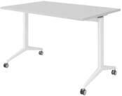 b&uuml;m&ouml; Schreibtisch b&uuml;m&ouml; Seminartische, Rechteck: 120 x 80 cm - Dekor: Grau