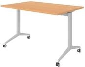b&uuml;m&ouml; Schreibtisch b&uuml;m&ouml; Seminartische, Rechteck: 120 x 80 cm - Dekor: Buche