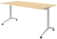 b&uuml;m&ouml; Schreibtisch b&uuml;m&ouml; Seminartische, Rechteck: 160 x 80 cm - Dekor: Ahorn