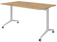b&uuml;m&ouml; Schreibtisch b&uuml;m&ouml; Seminartische, Rechteck: 140 x 80 cm - Dekor:...