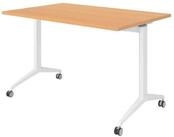 b&uuml;m&ouml; Schreibtisch b&uuml;m&ouml; Seminartische, Rechteck: 120 x 80 cm - Dekor: Buche